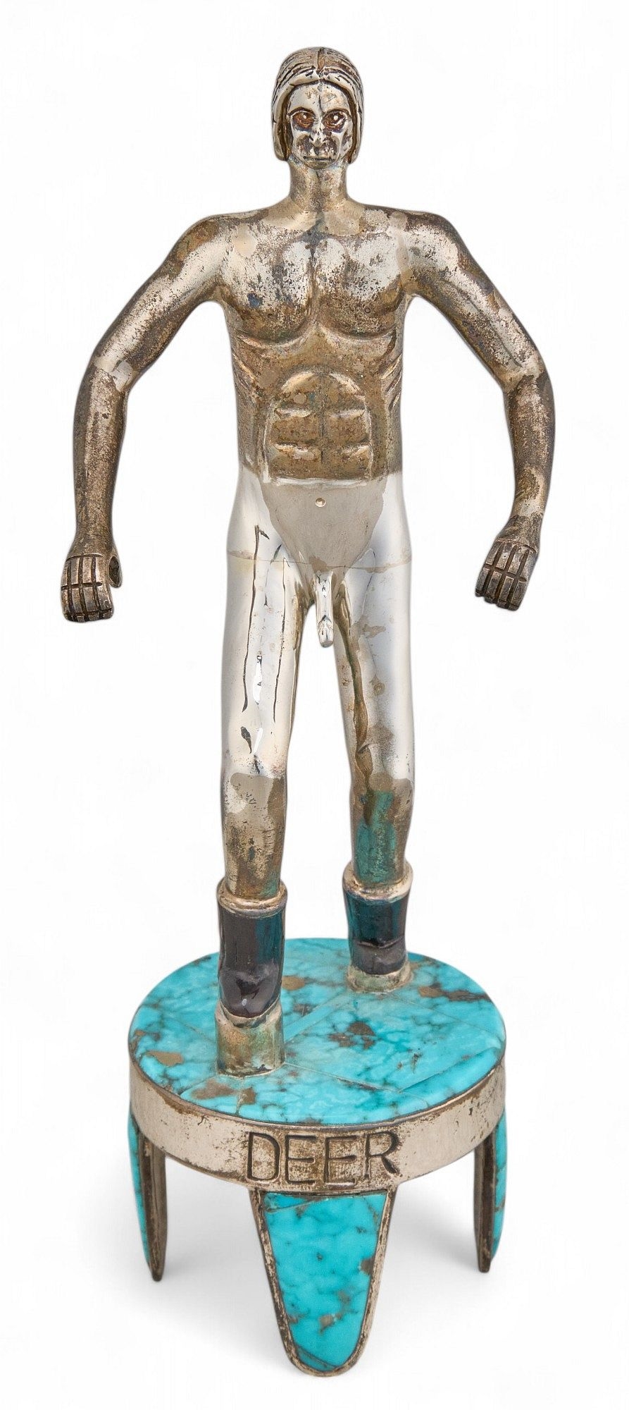 Artwork by David Freeland , Deer, Made of sterling silver