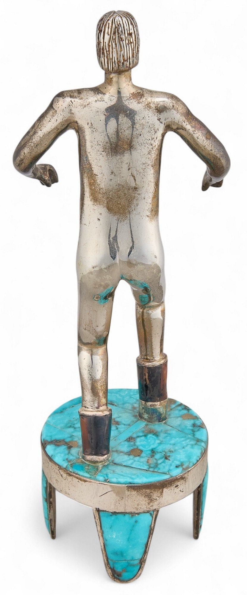 Artwork by David Freeland , Deer, Made of sterling silver