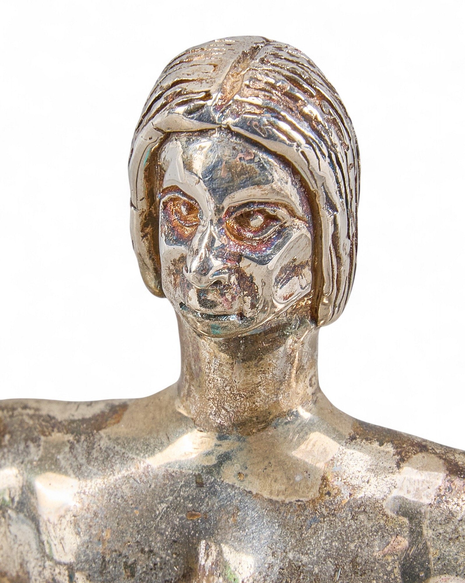 Artwork by David Freeland , Deer, Made of sterling silver