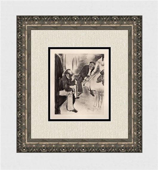 The Seated Man and Dancer by Edgar Degas, 1938