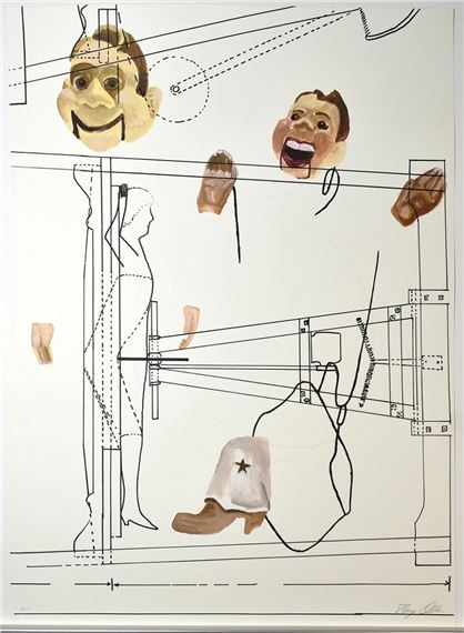 Howdy Doody by Tony Oursler, C. 2001