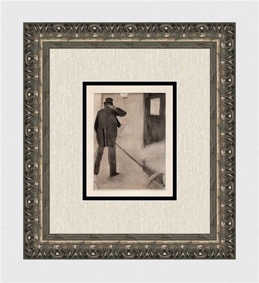 Ludovic Halevy dans les Coulisses by Edgar Degas, 1938