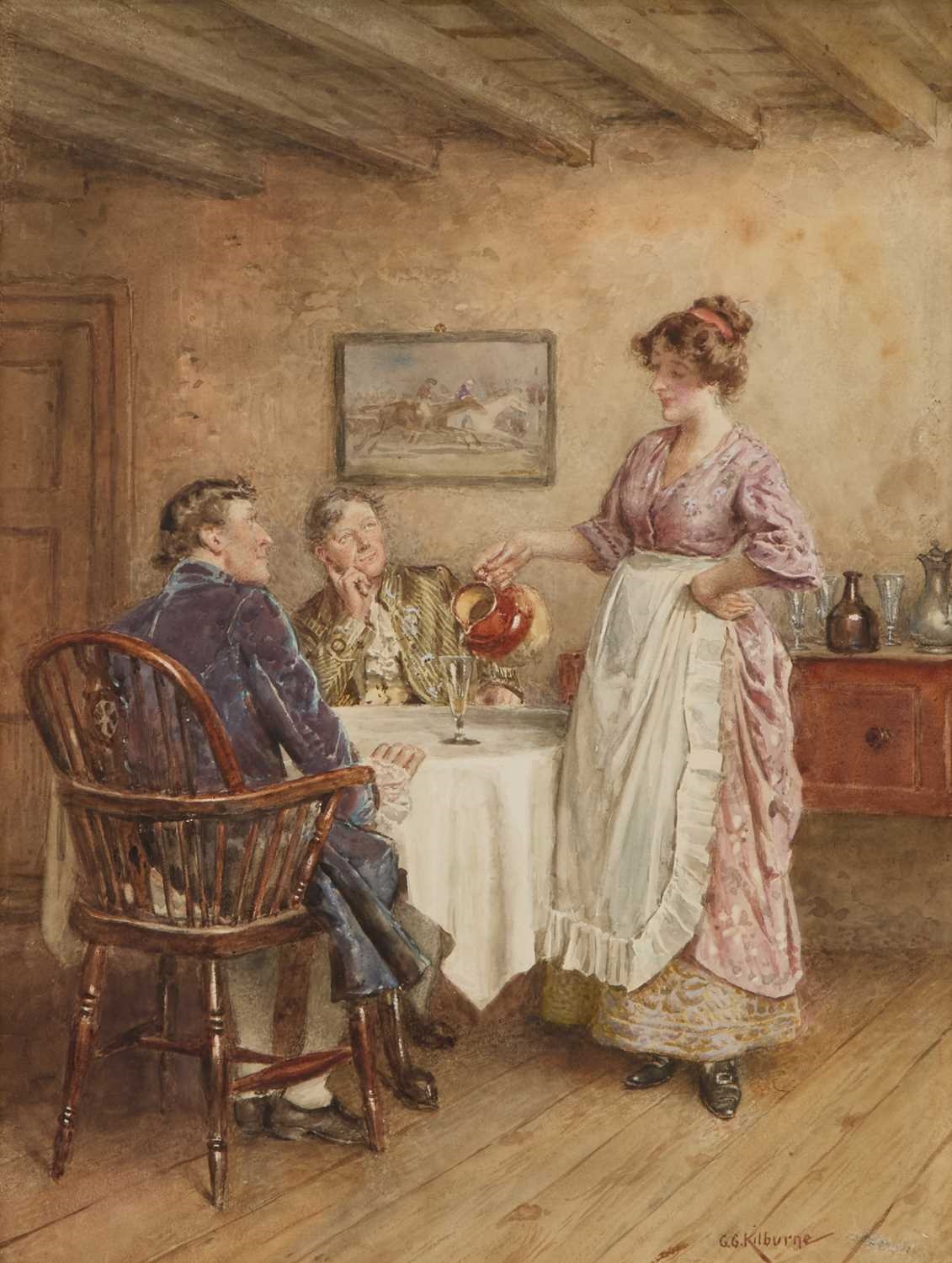 George Goodwin Kilburne | THE MAID OF THE INN | MutualArt