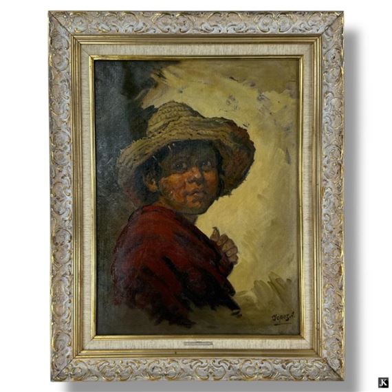 Portrait of Boy by José Yépez Arteaga