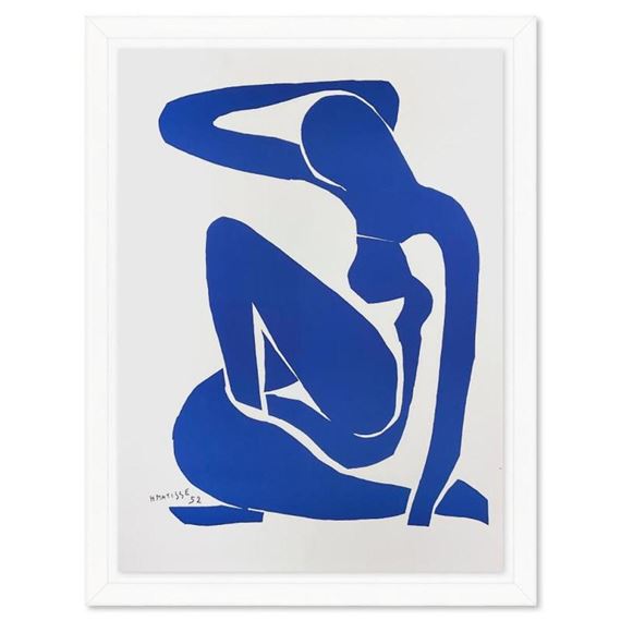 Henri Matisse、PETIT INTERIEUR BLEU Shop Interior In Yellow And Blue by Henri Matisse Prints