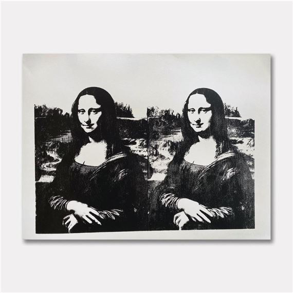 Mona Lisa #5 by Andy Warhol