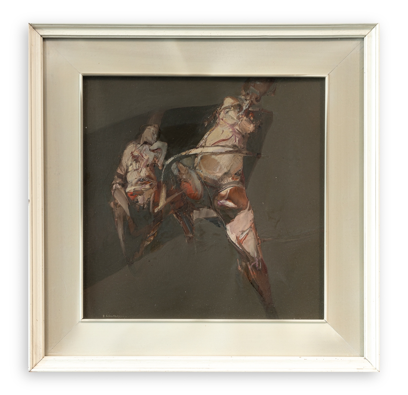 Artwork by Vanni Saltarelli, Senza Titolo, Made of oil on board