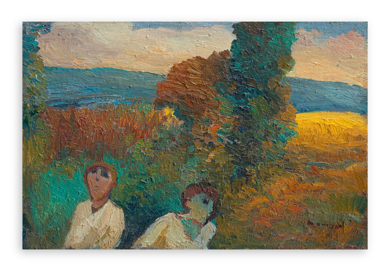 Artwork by Pasquale Monaco, Senza Titolo, Made of oil on canvas