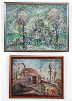 Figures in a Garden - Sara Wolk Hoechstetter