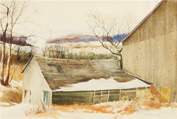 Rural Barn by Charles Pitcher, 1977