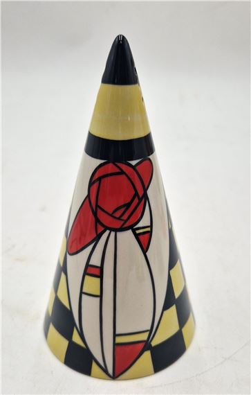 13cm CONICAL SUGAR SHAKER IN THE GLASGOW ROSE DESIGN