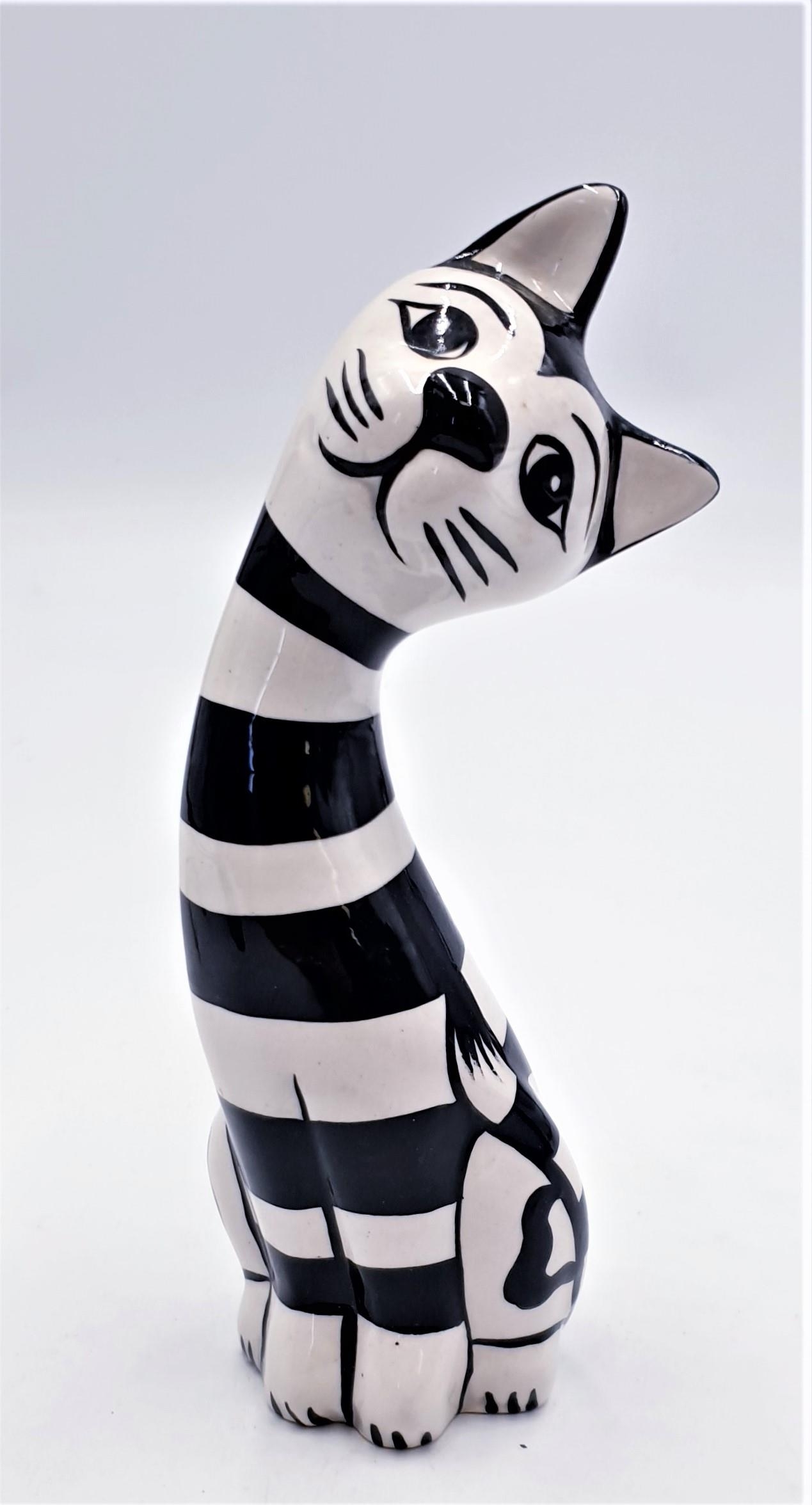 Artwork by Lorna Bailey, HUMBUG THE CAT, Made of ceramic
