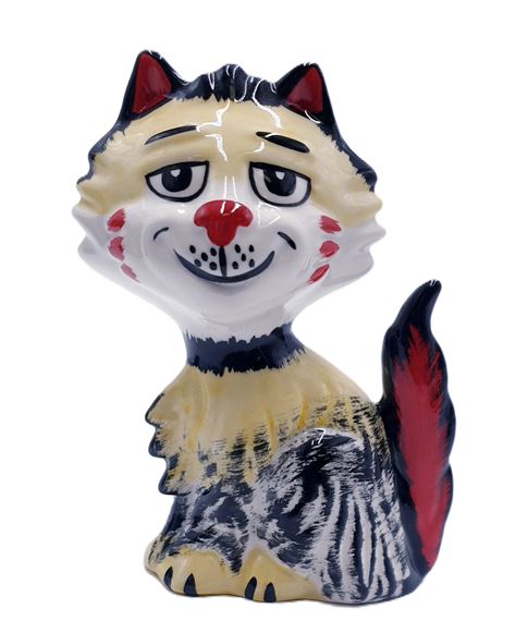 MODEL OF SHAGGY THE CAT by Lorna Bailey