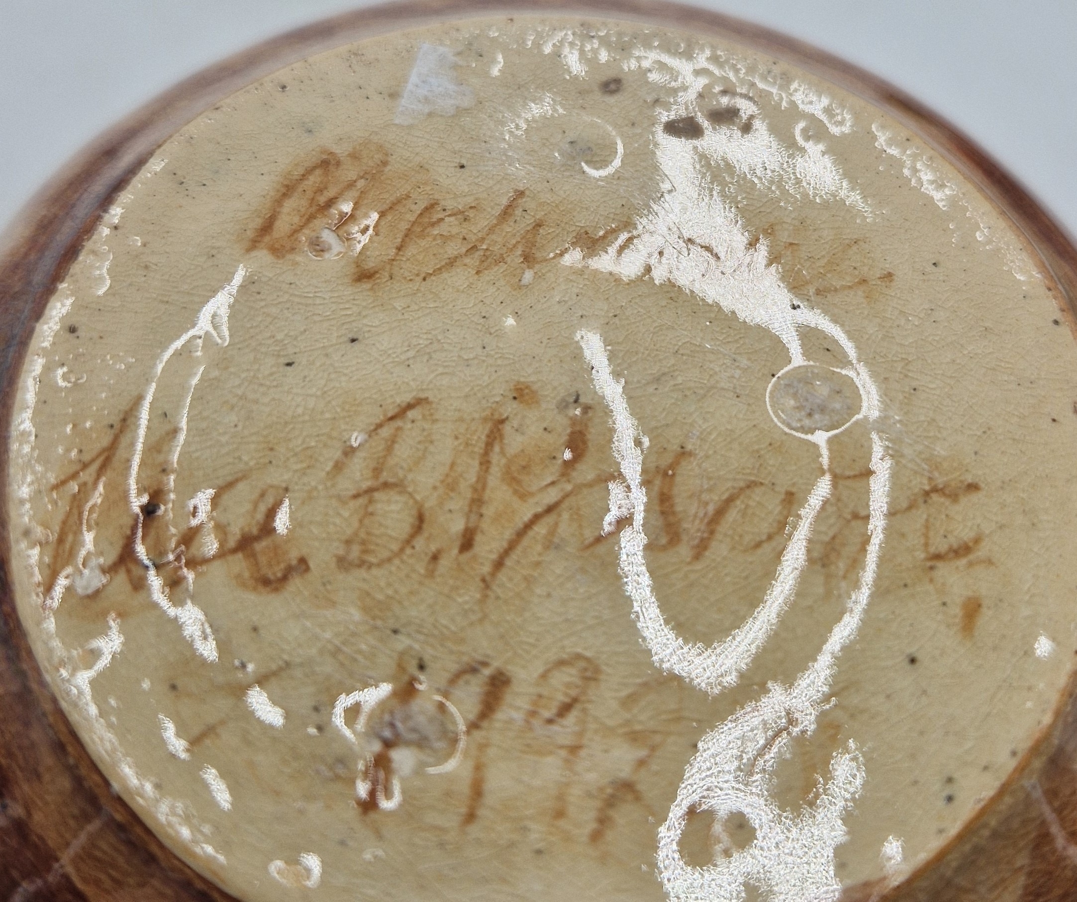 Artwork by Lise B. Moorcroft, MUSHROOMS, Made of Lustre ware