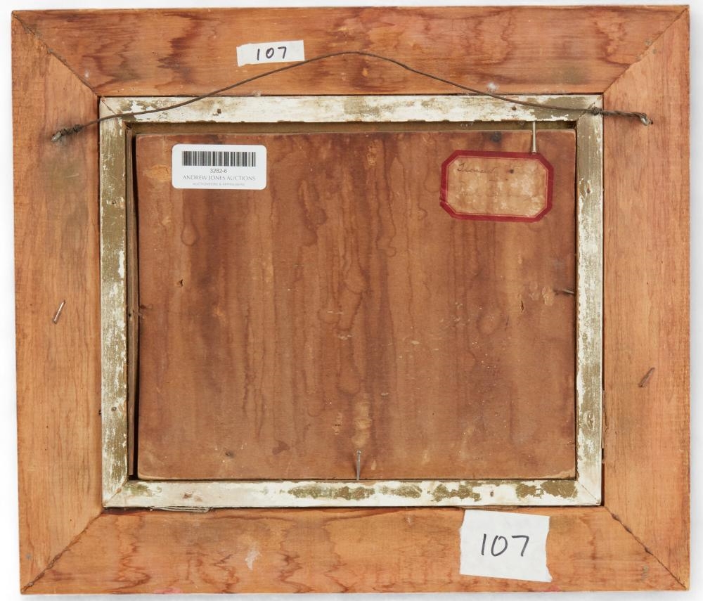 Artwork by Paul Cornoyer, Gloucester Warf, Made of oil on board