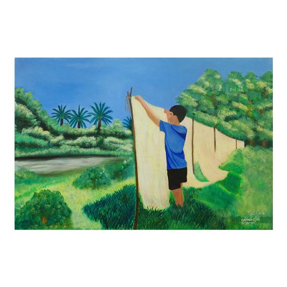 Glary M. Gabina | The Abaca Drying Fiber (2024) | MutualArt