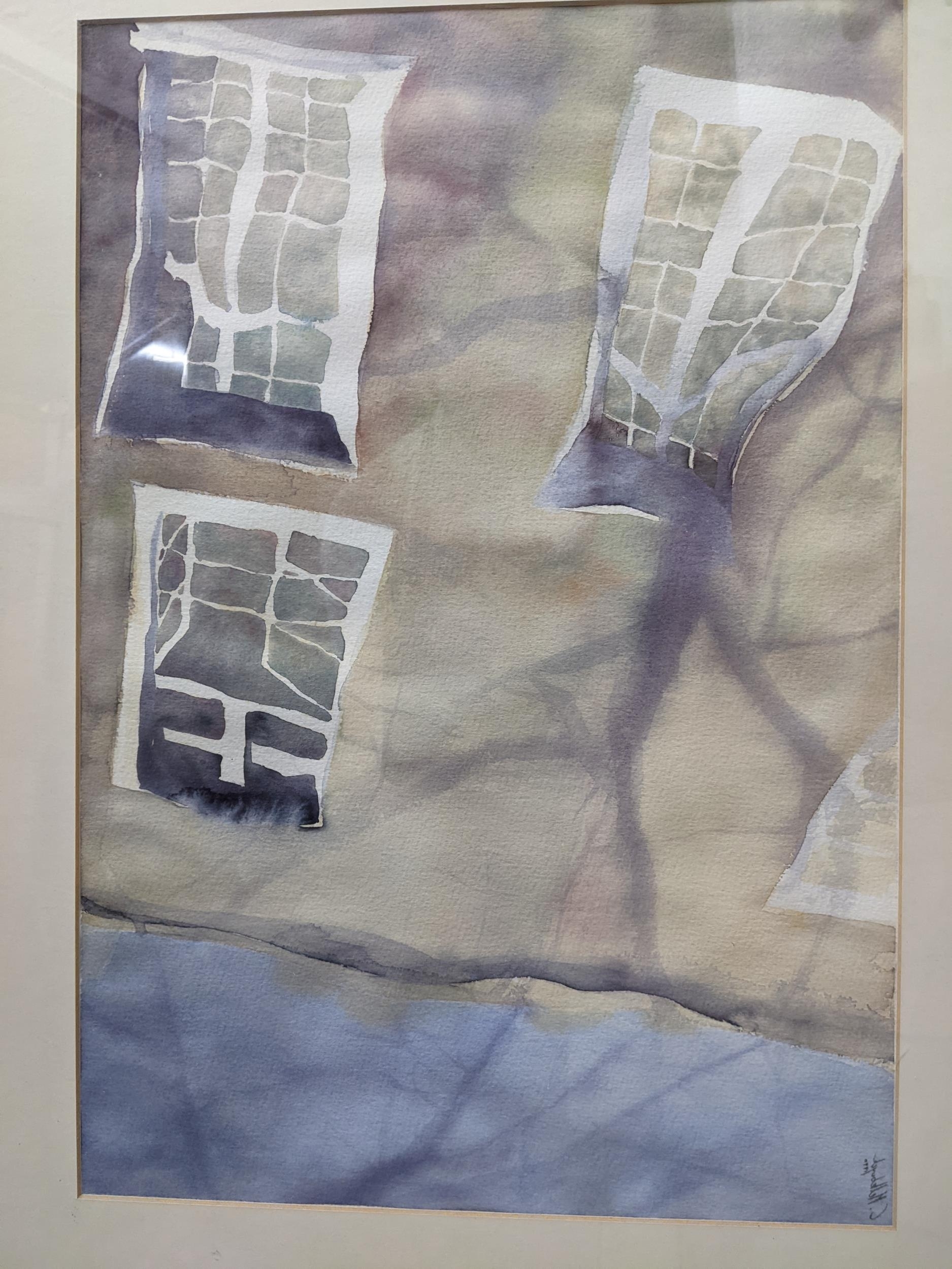 Artwork by Carine Hellebuyck, Division 1 and 2, Made of watercolours