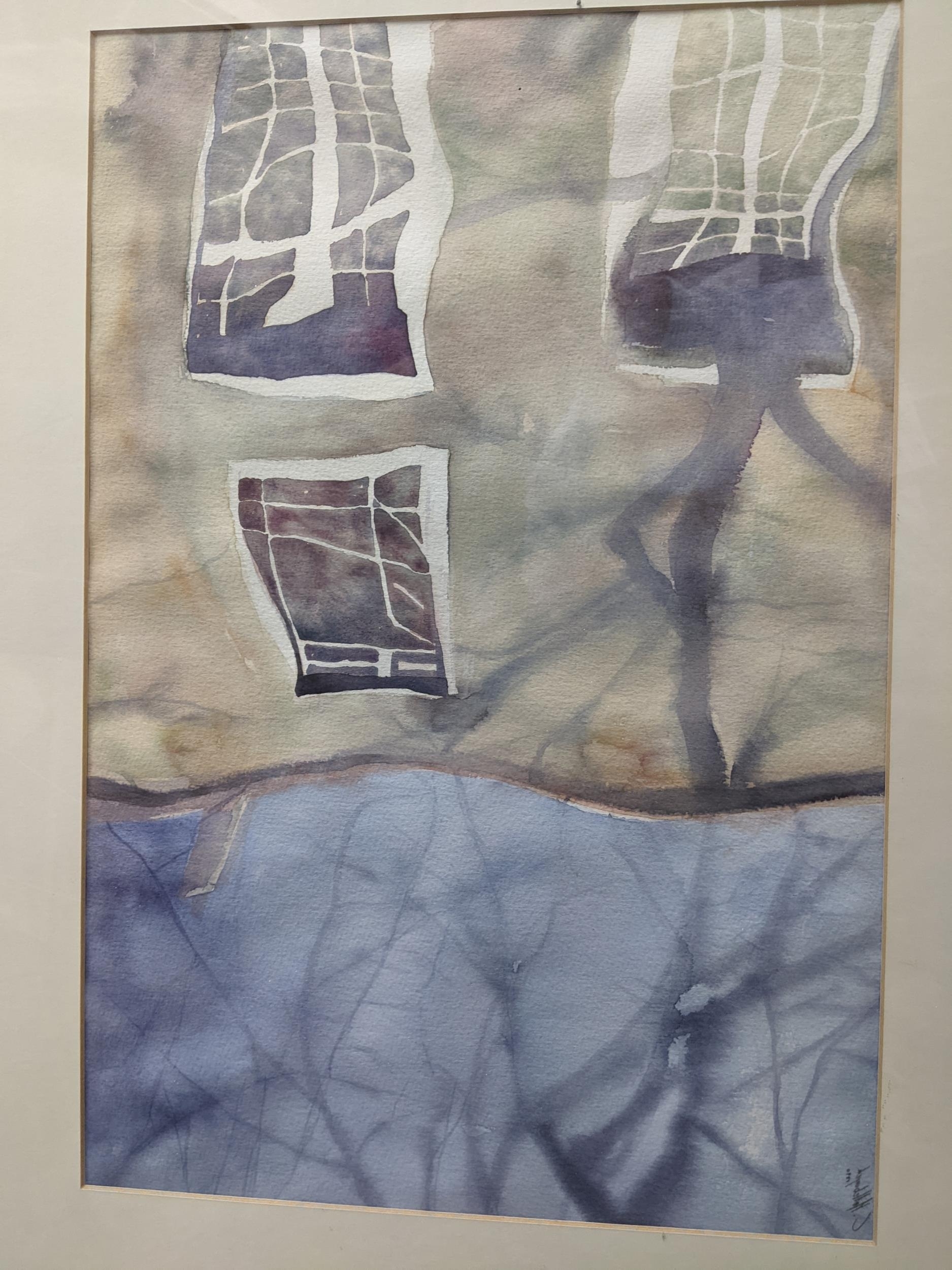 Artwork by Carine Hellebuyck, Division 1 and 2, Made of watercolours