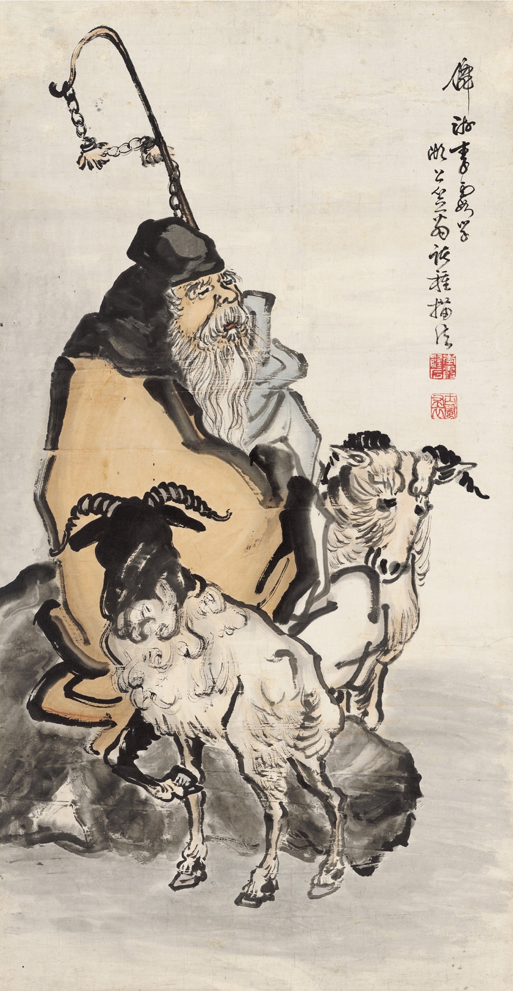 Li Xia | SU WU HERDING SHEEP | MutualArt