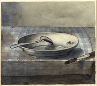 Stillleben mit Fliege - Alphonse Kraemer