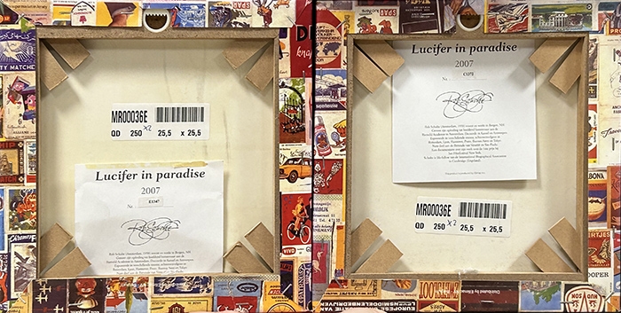 Artwork by Rob Scholte, Lucifer in paradise, Made of acrylic on canvas