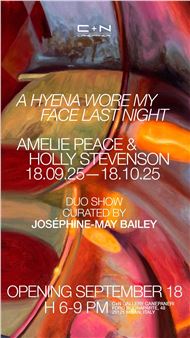 Amelie Peace & Holly Stevenson: A Hyena Wore My Face Last Night - C+N Canepaneri, Milan