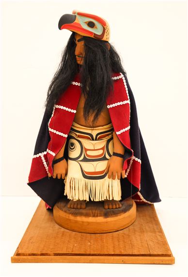 Duane Pasco NW Coast Native Eagle Dancer Marionette by Duane Pasco, Circa 1980's
