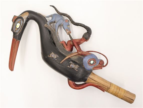 Oyster Catcher Rattle by Ken Kidder, Circa 1990's