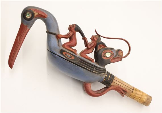 Oyster Catcher Rattle by Ken Kidder, Circa 1990's
