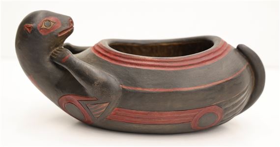 Otter Grease Bowl by Ken Kidder, 2006