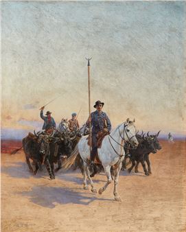 The cattle breeder Folco de Baroncelli-Javon - Ivan Pranishnikoff