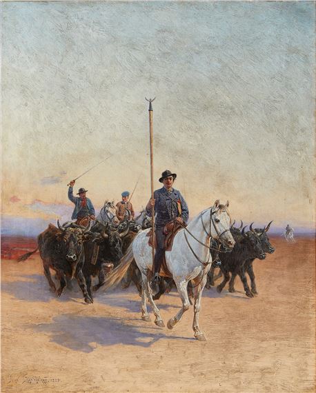 The cattle breeder Folco de Baroncelli-Javon - Ivan Pranishnikoff