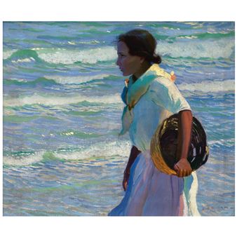 Woman by the Sea - Arthur Grover Rider