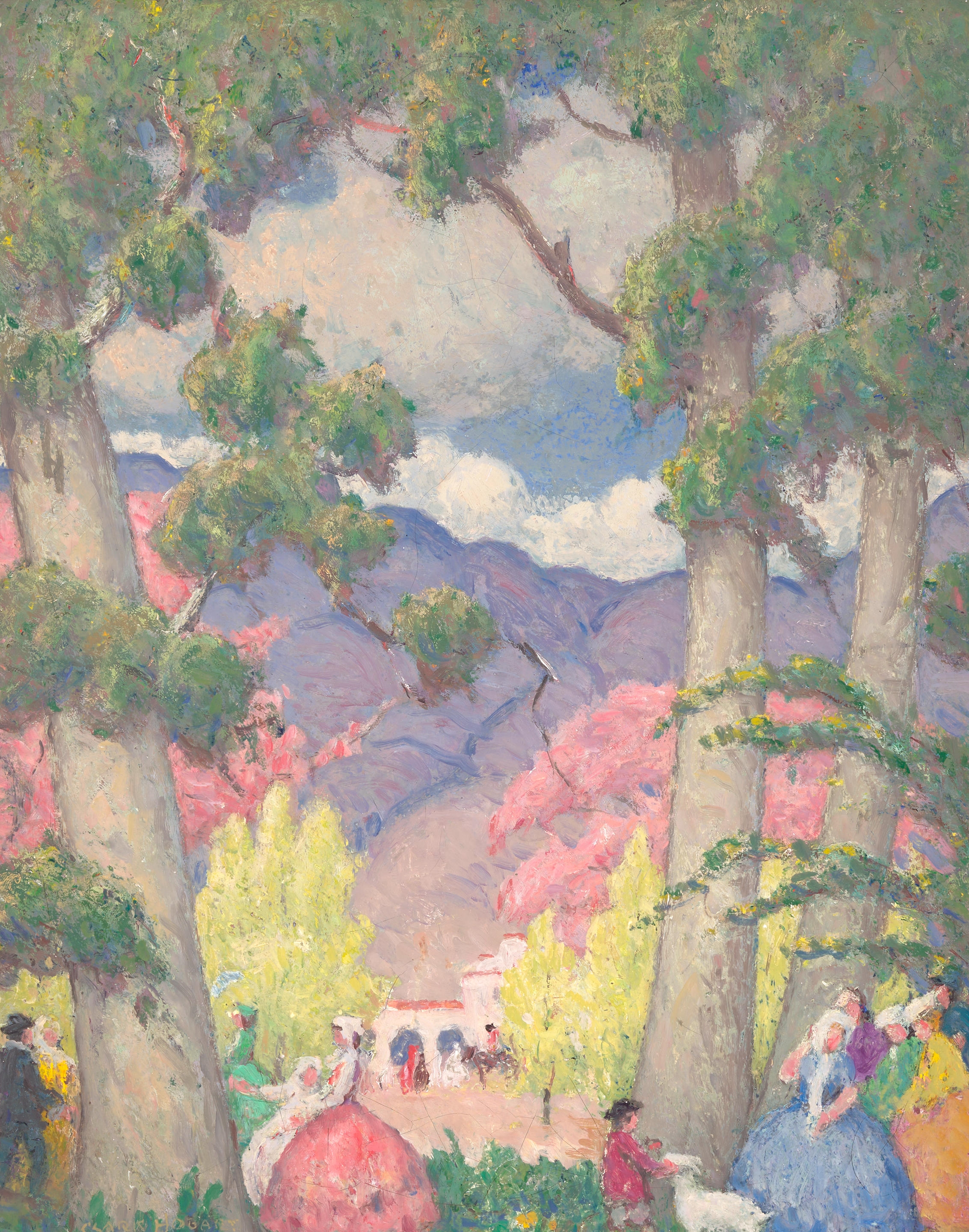 Artwork by Clark Hobart, Other Days, Made of oil on canvas