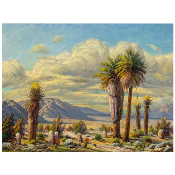 Desert's Magic Touch by Paul Grimm, Painted in 1968