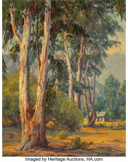 Peaceful Eucalyptus Trees by Paul Grimm