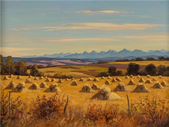 Autumn in the Foothills by Roland Gissing