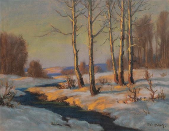 A Winter Landscape by Roland Gissing