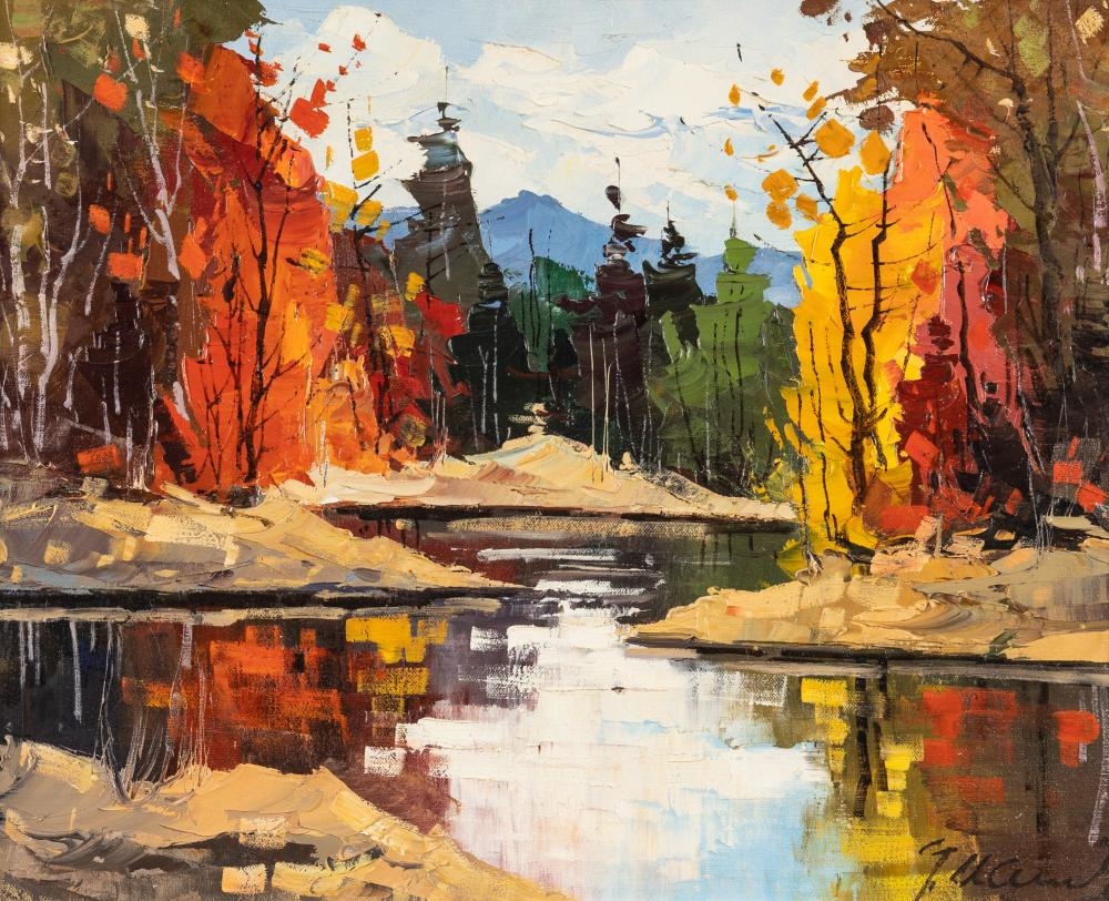 Geza Gordon Marich | Fall Riverscape | MutualArt