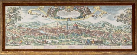 Veduta Della Cita Di Firenze dal Muricciolo del porto dei Padri di San Francesco al Monte - Valerio Spada‏