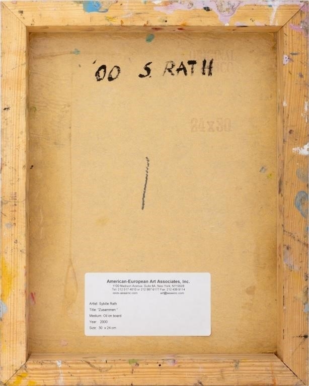 Artwork by Sybille Rath, Zusammen, Made of Oil on Board