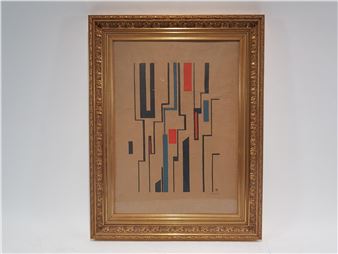 Composition en rouge - Georges Folmer