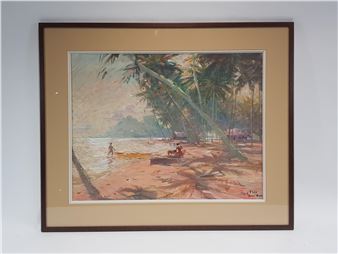 Bora Bora -  située et - Guy Huze