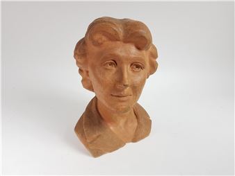 à La Borne - Buste de jeune femme - Andre Rozay