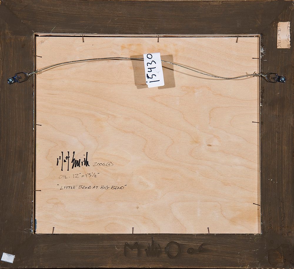 Artwork by Matt Read Smith, Little Bend at Big Bend, Made of Oil on board