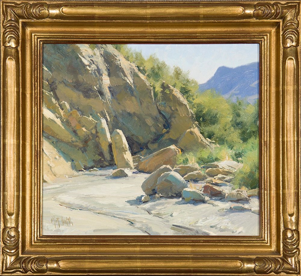 Artwork by Matt Read Smith, Little Bend at Big Bend, Made of Oil on board