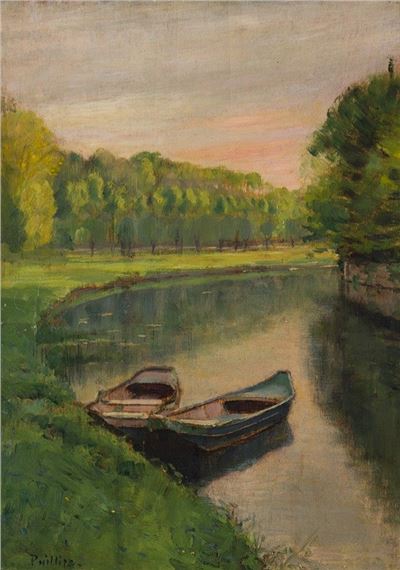 Evening: Crecy, France - Bert Phillips