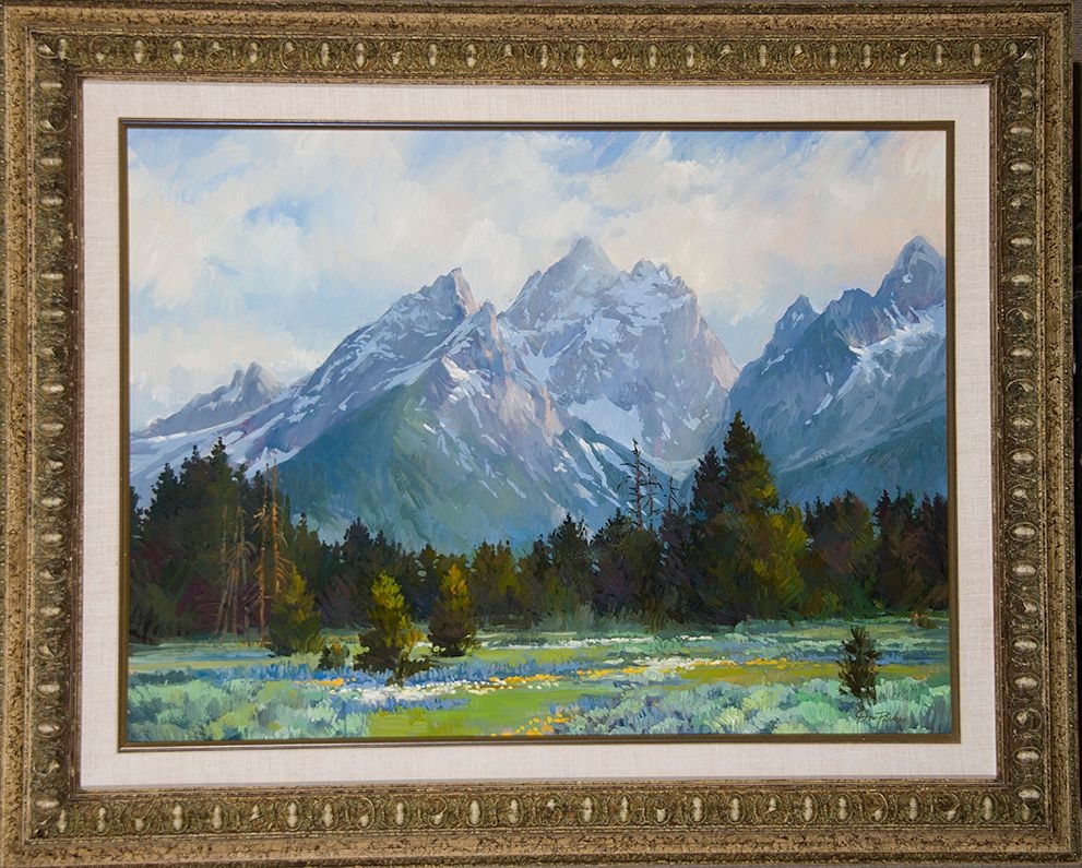 Donald Ricks | The Cathedral Group in the Tetons | MutualArt