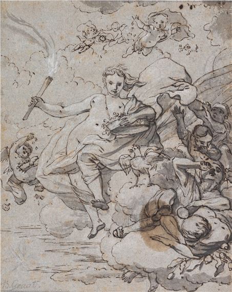 Allegorical depiction of the Roman goddess Abundantia - Barendt Graat