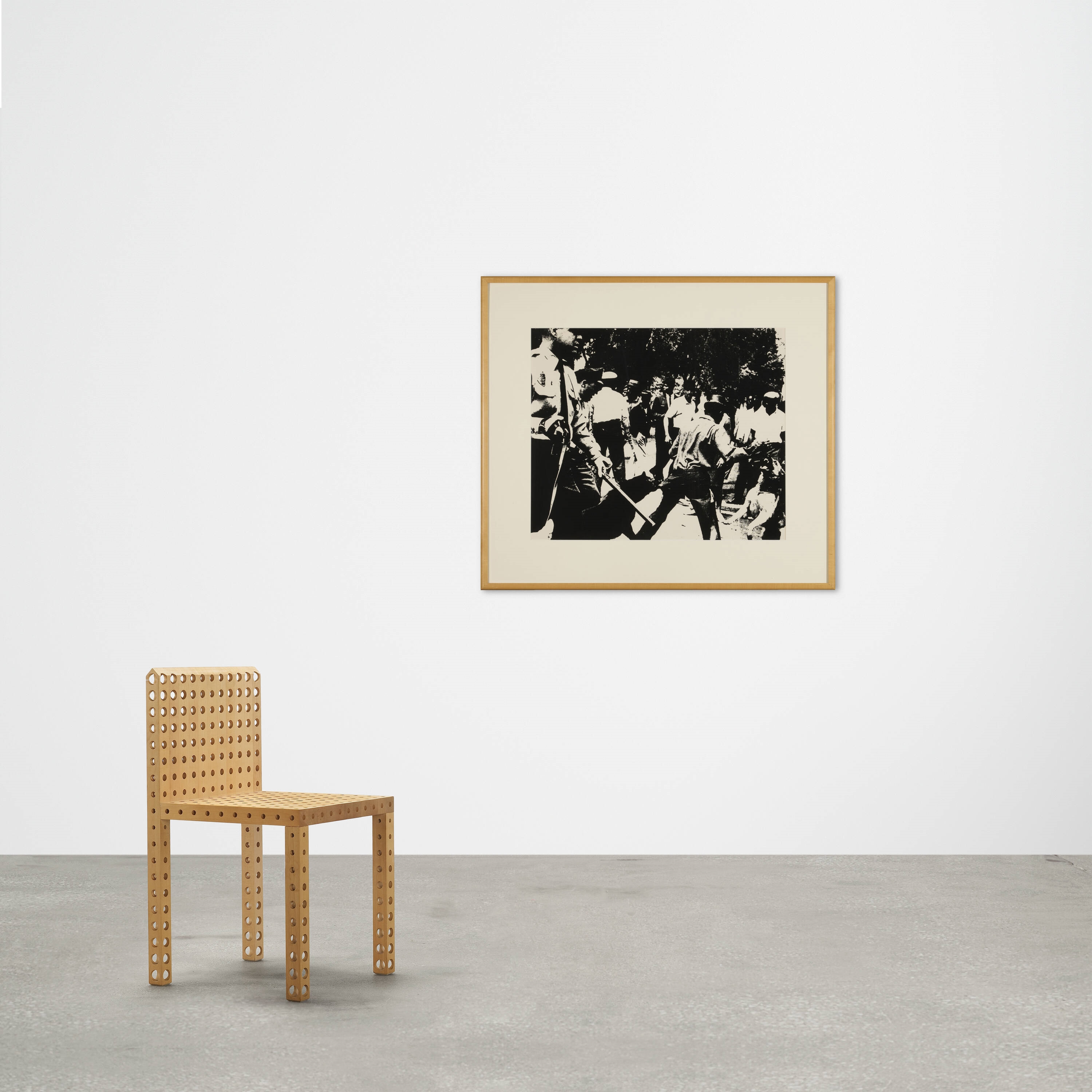 Andy Warhol | Birmingham Race Riot (from the X + X (Ten Works by Ten ...